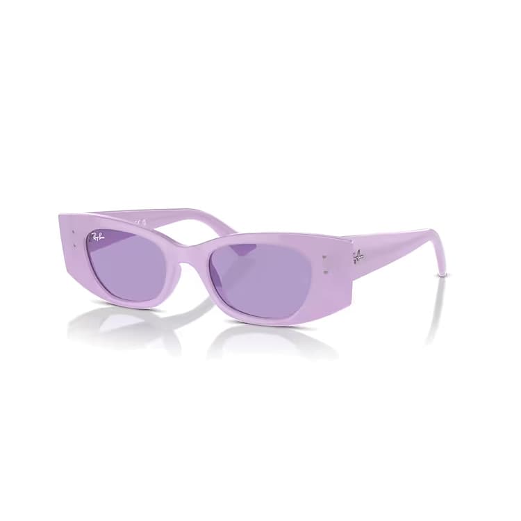 Солнцезащитные очки RayBan Вытянутые Прямоугольные Солнцезащитные Очки Женские Фиолетовые - изображение 1
