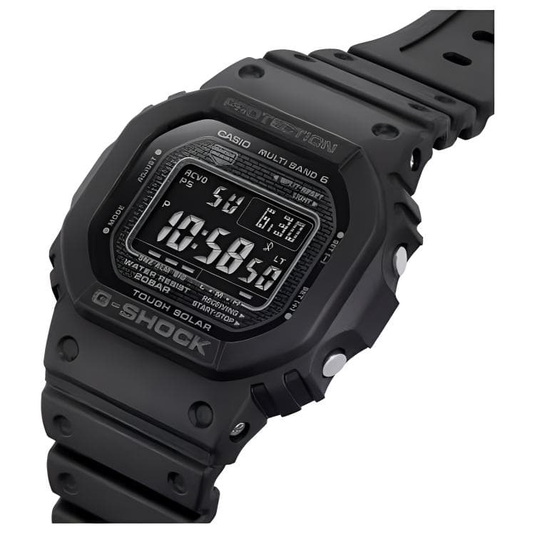 Часы CASIO 5000 Collection Блок Происхождение Солнечный Механизм Смола Шнуровка Часы Мужские Черный Циферблат - изображение 3