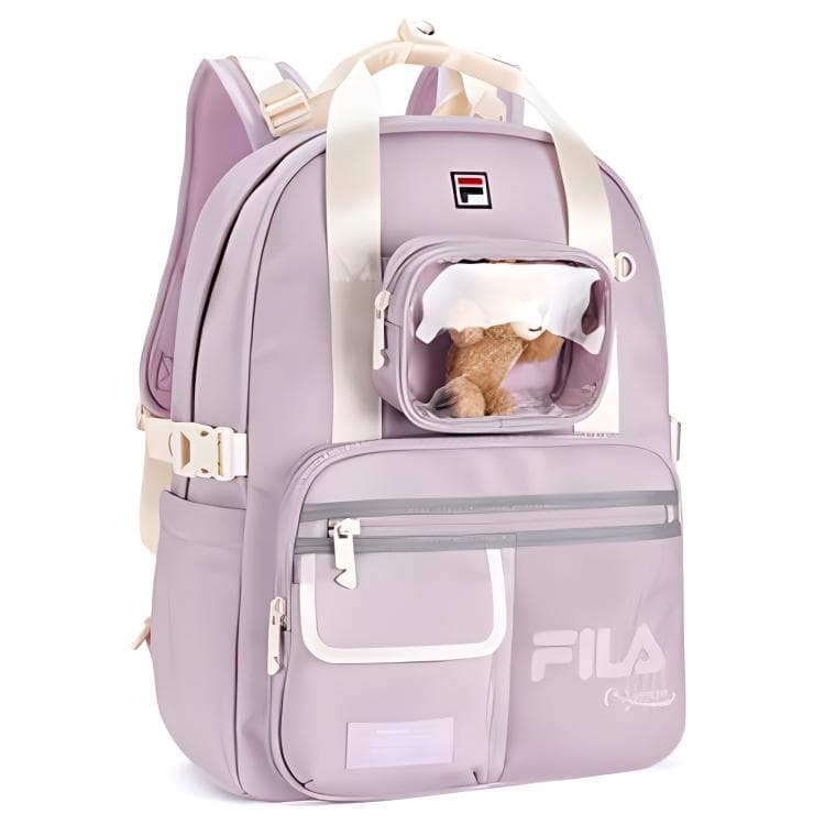FILA Ткань Рюкзак Средний Женский Одуванчик Фиолетовый - изображение 3