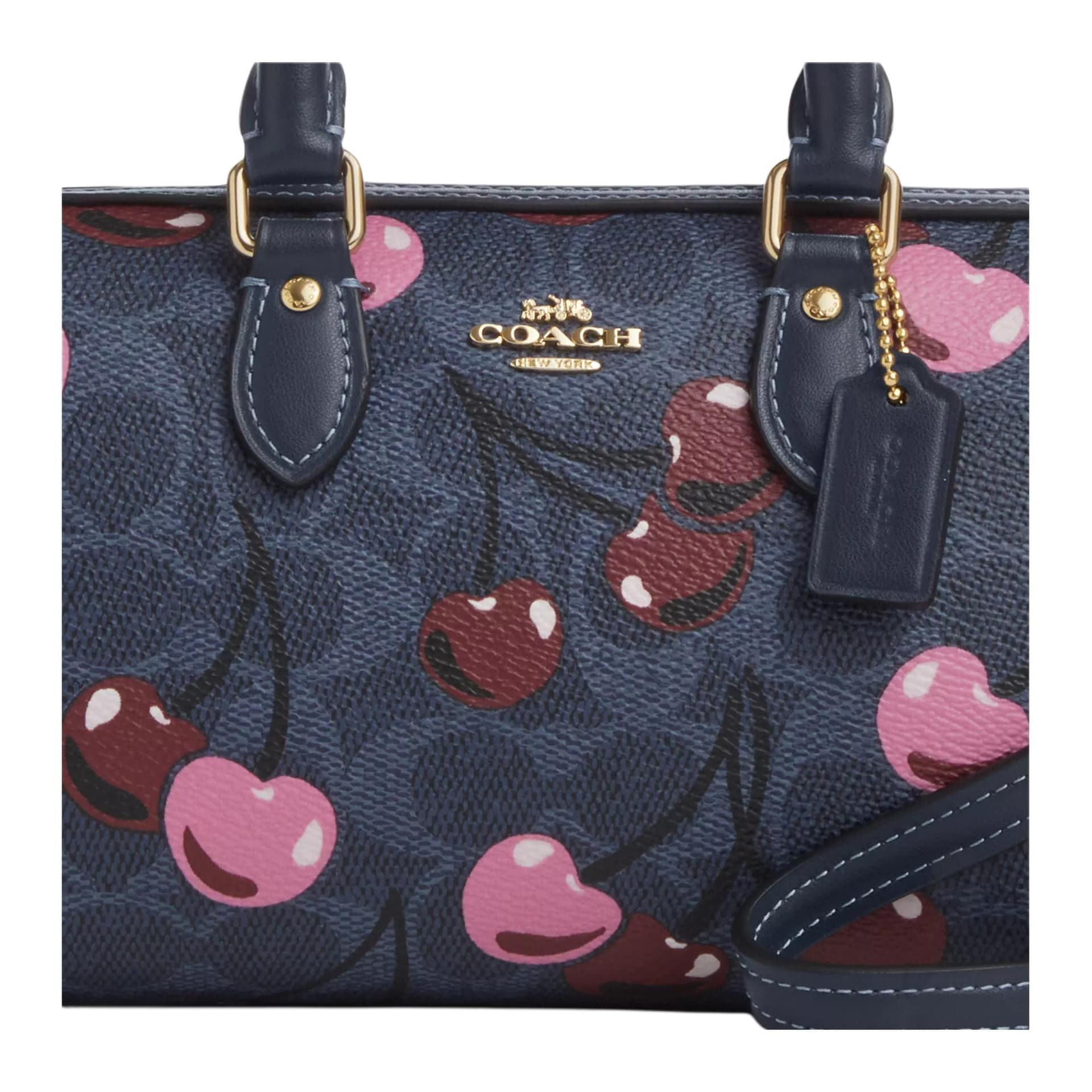 Сумка COACH Roan 17 Cherry Print - изображение 5