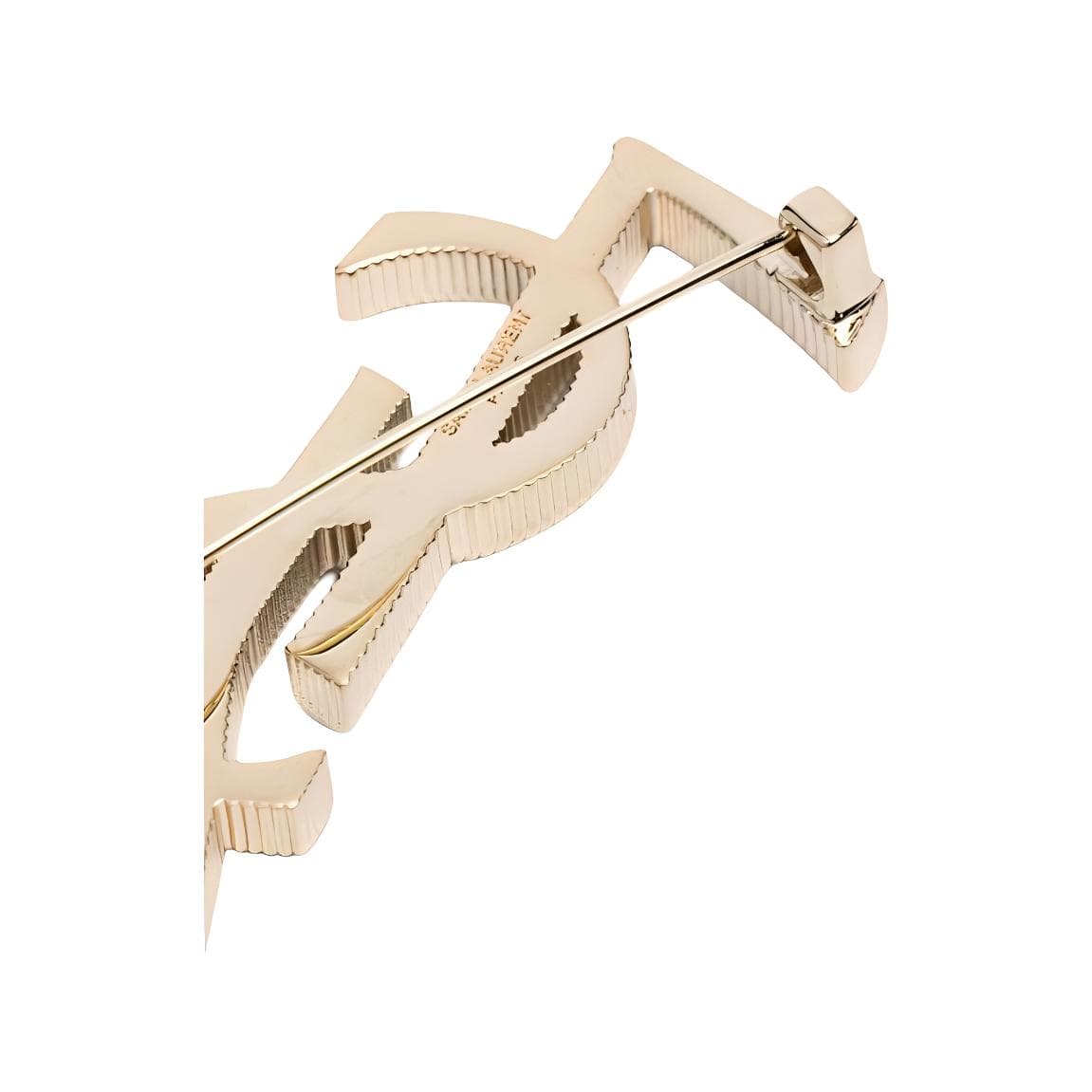 Брошь SAINT LAURENT Cassandre Brooch Gold - изображение 3