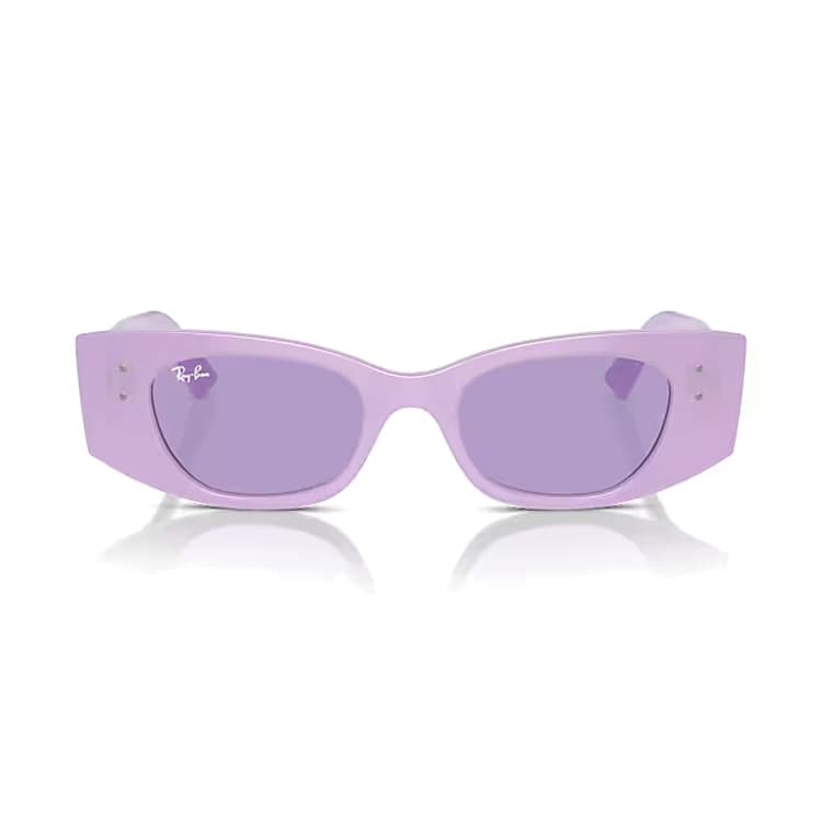 Солнцезащитные очки RayBan Вытянутые Прямоугольные Солнцезащитные Очки Женские Фиолетовые - изображение 2