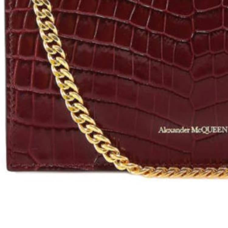 Сумка через плечо Alexander McQueen Chain Shoulder Bag Red - изображение 5