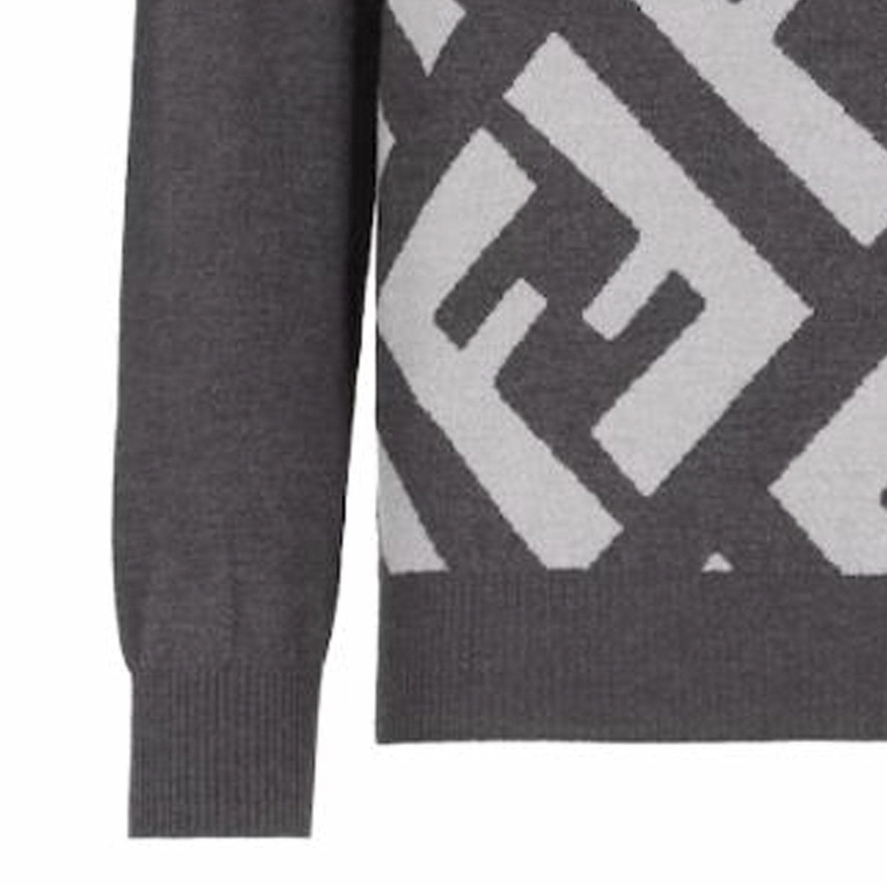 Кофта FENDI Grey Wool jumper — фото 6