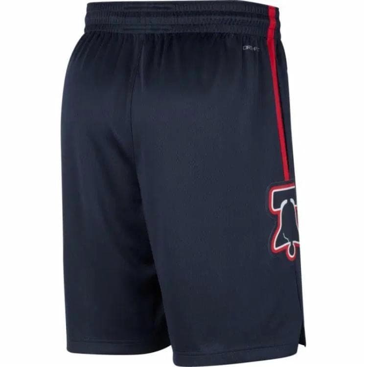 Баскетбольные шорты Nike x NBA Short City Edition 76ers Blue - изображение 2
