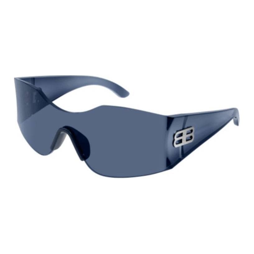 Солнцезащитные очки Balenciaga Оригинальный дизайн Фигурные Солнцезащитные очки Мужские Синие - изображение 1