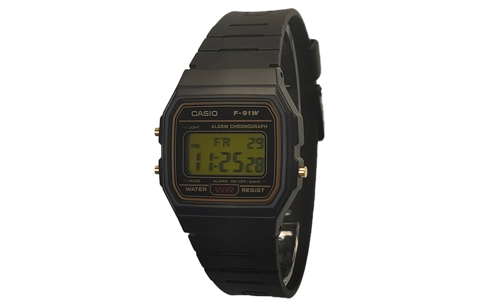 Часы Casio Vintage F-91WG-9 Lemon Black - изображение 1
