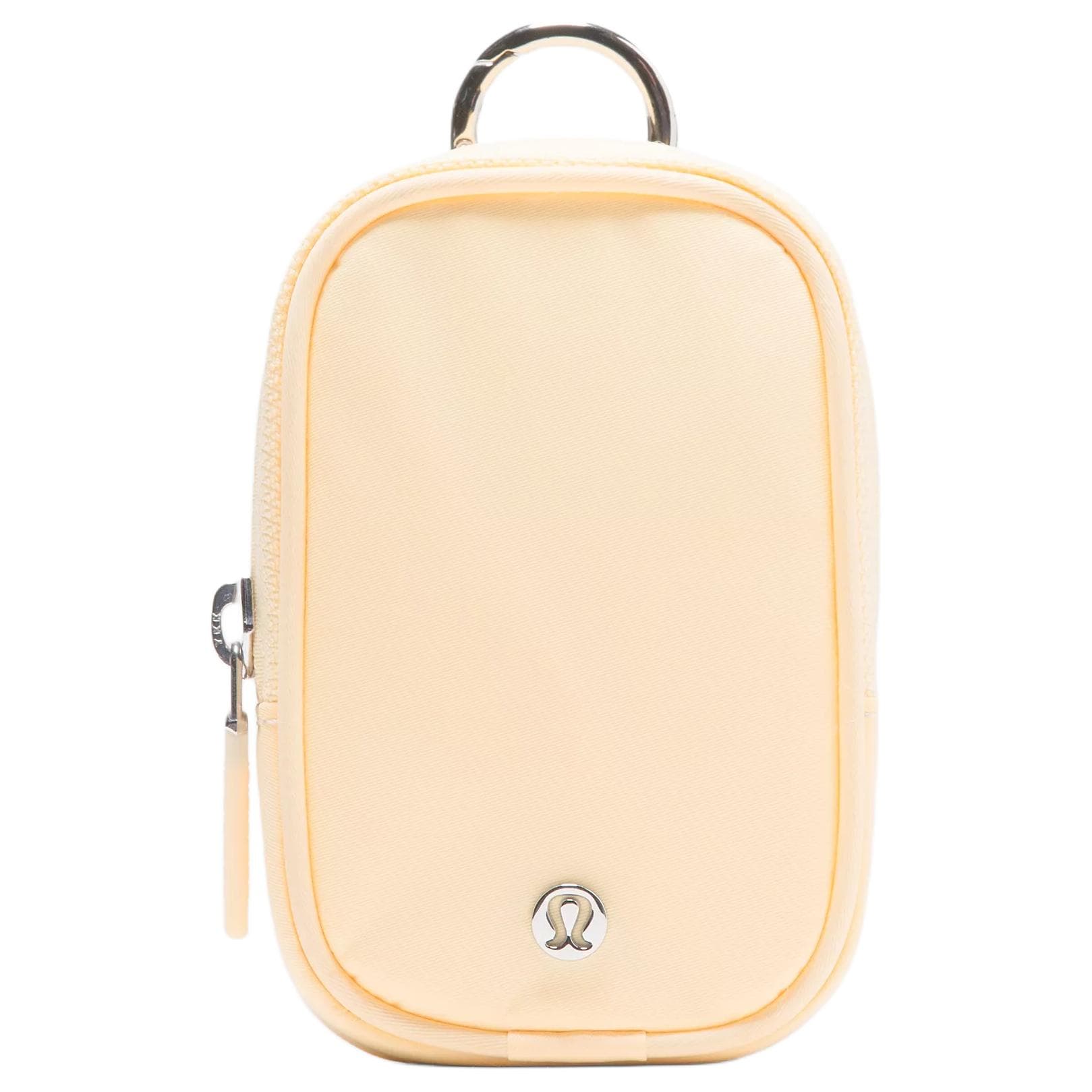Портмоне Lululemon Переработанный Нейлон Key Pouch Нано Унисекс Кремовый Желтый - изображение 1