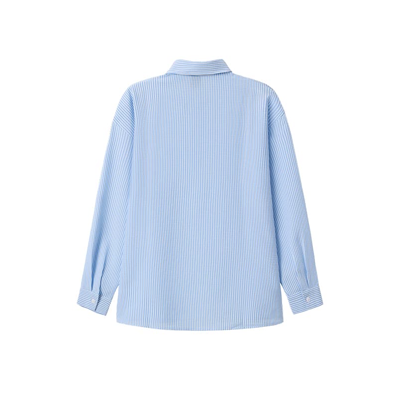 Рубашка WAYNEXZAVIER Blue Men's Shirts WAYNEXZAVIER Синий Мужские Рубашки - изображение 2