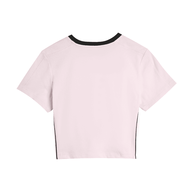 Kawasaki x Кавасаки серия Slim Waist укороченная футболка для бадминтона женская - изображение 2