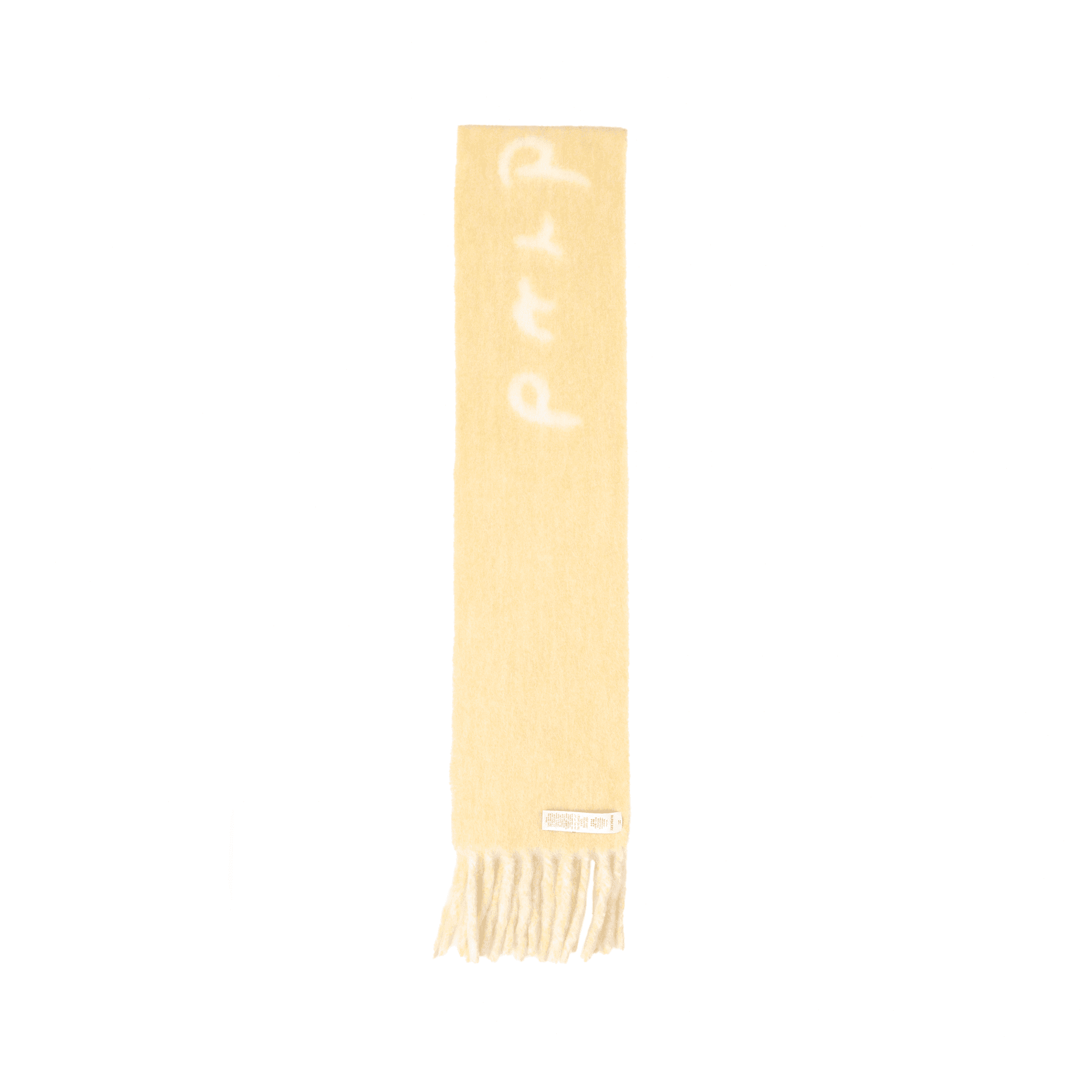 Шарф Burberry Шерсть Альпака Полиамид Knit Scarves Unisex Желтый - изображение 1