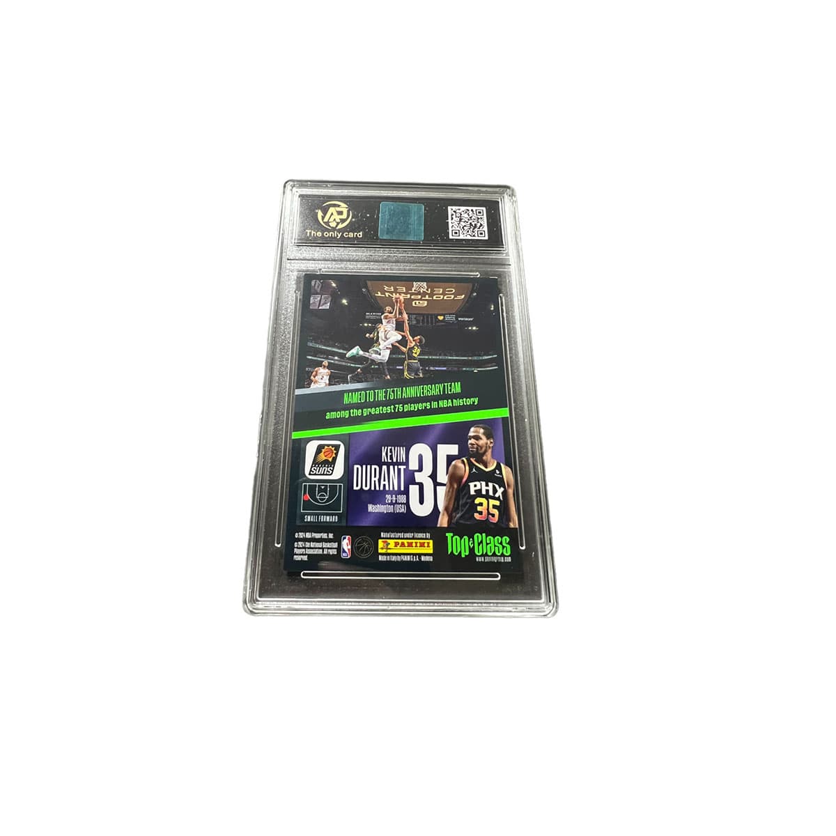 PANINI TOP CLASS Кевин Дюрант Цвет KD Мистика Слэм-данк Высокий скоринговый RPA Суперзвезда Карточки РАРные Карточки - изображение 2