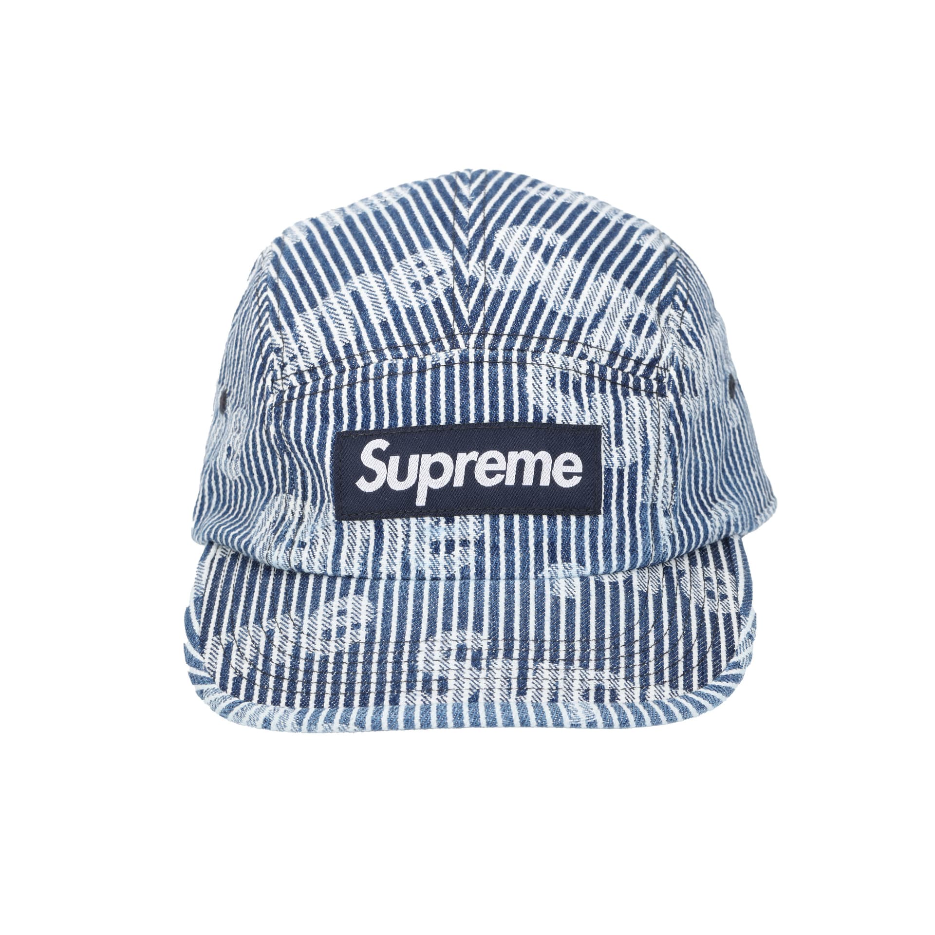 Кепка Supreme SS24 WEEK 12 DENIM CAMP CAP - изображение 1