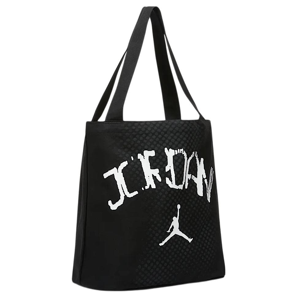 Мини-сумка Jordan Хлопковая Сумка-тоут Сумка для покупок Сумка через плечо Унисекс Черная - изображение 2