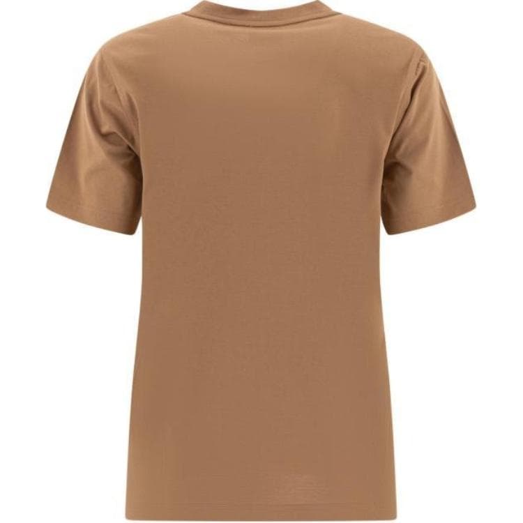 Футболка Burberry SS25 T Рубашка Женская Коричневая - изображение 2
