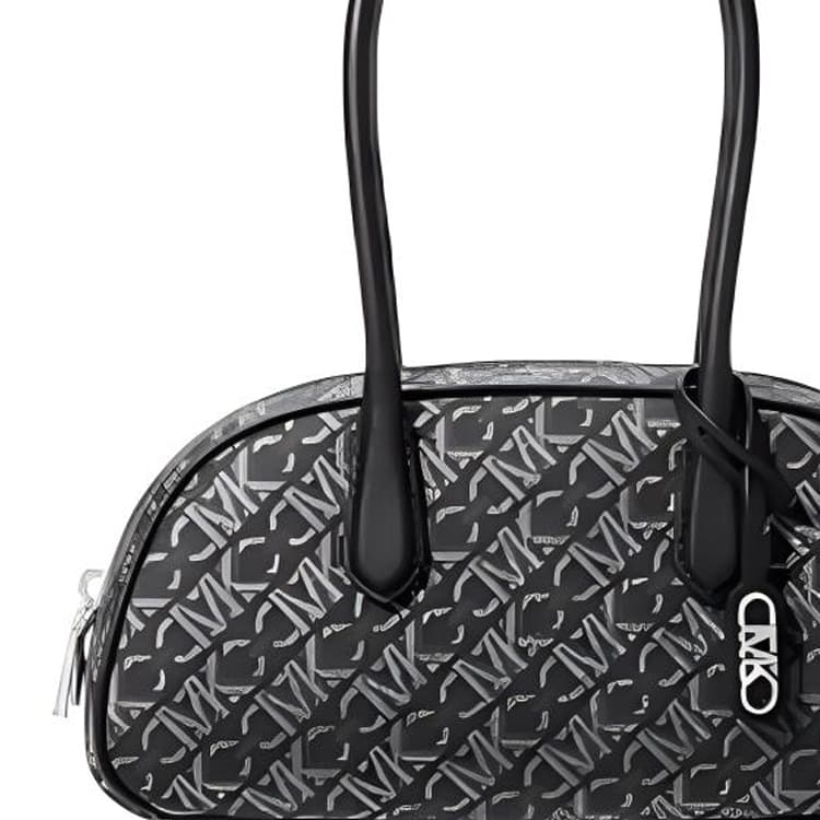 Сумка MICHAEL KORS Искусственная кожа Одно плечо Сумка Маленькая Женская Черная и Серебристо-серая - изображение 5