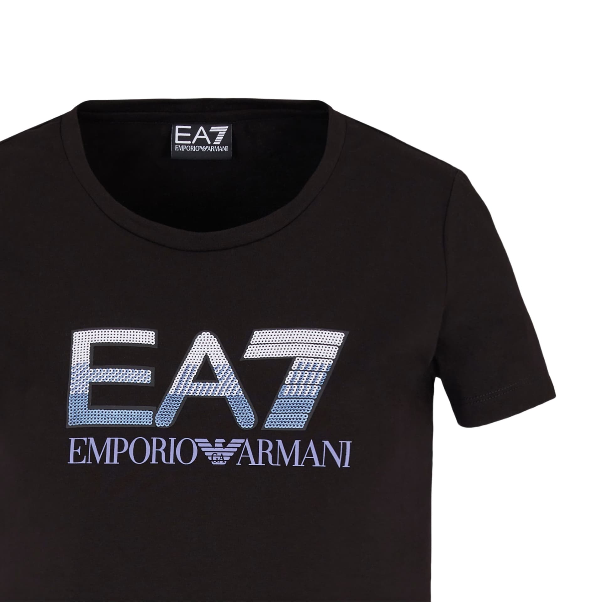 Футболка EMPORIO ARMANI EA7 Футболка Женские Черный - изображение 2