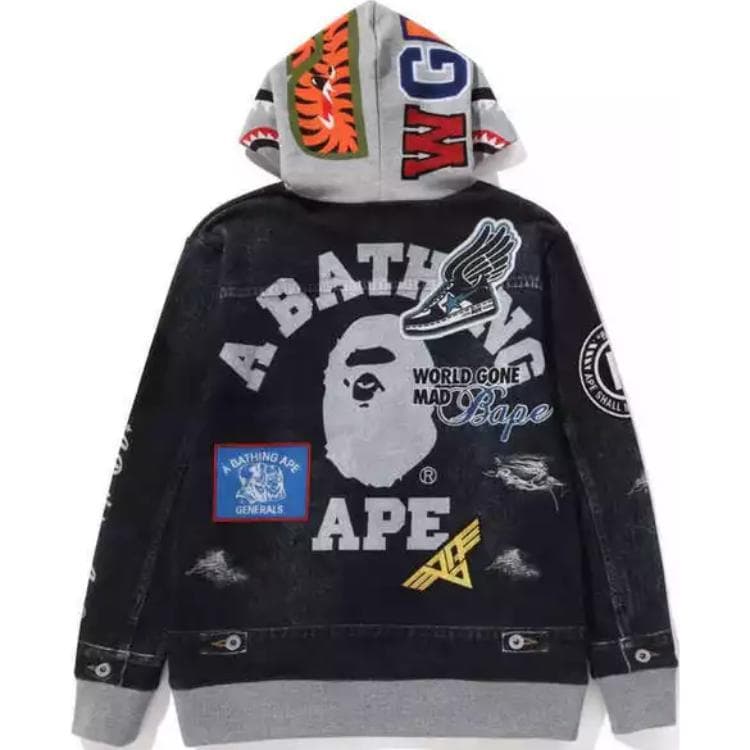 A BATHING APE Куртки Пальто Морской Синий Детский - изображение 3