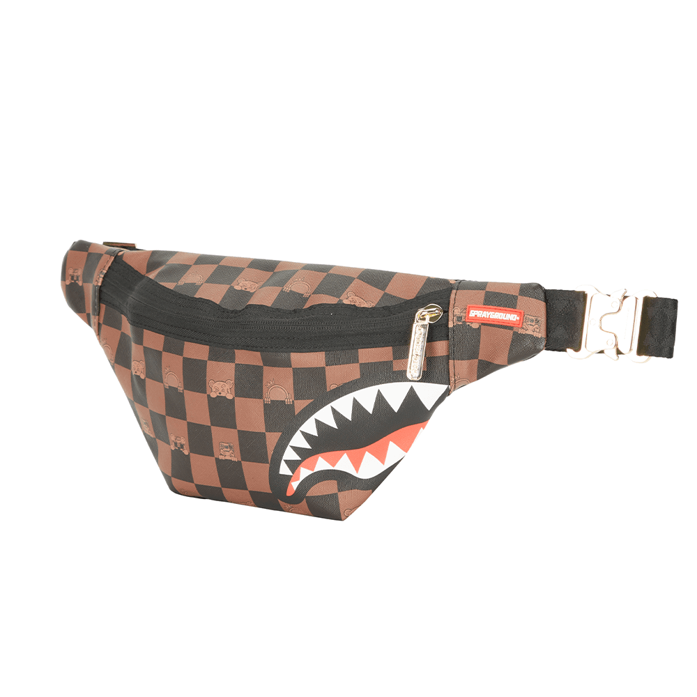 Поясная сумка SPRAYGROUND ПВХ Сумка через плечо поясная сумка (бандана) унисекс коричневая - изображение 2