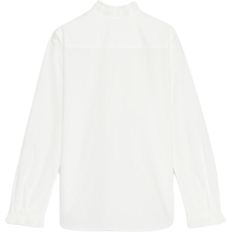 Блузка ZARA ZW Series Рубашка Женская Белая - изображение 2