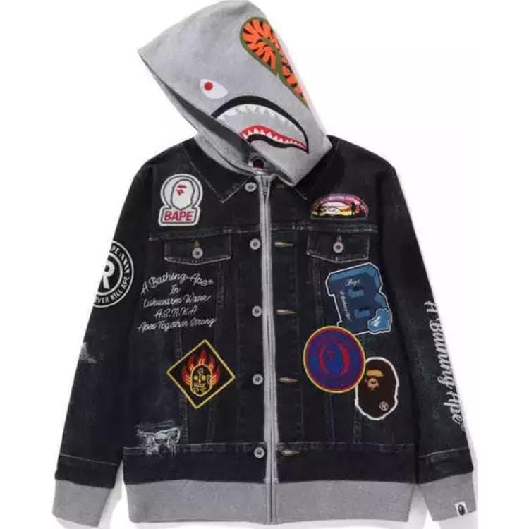 A BATHING APE Куртки Пальто Морской Синий Детский - изображение 2