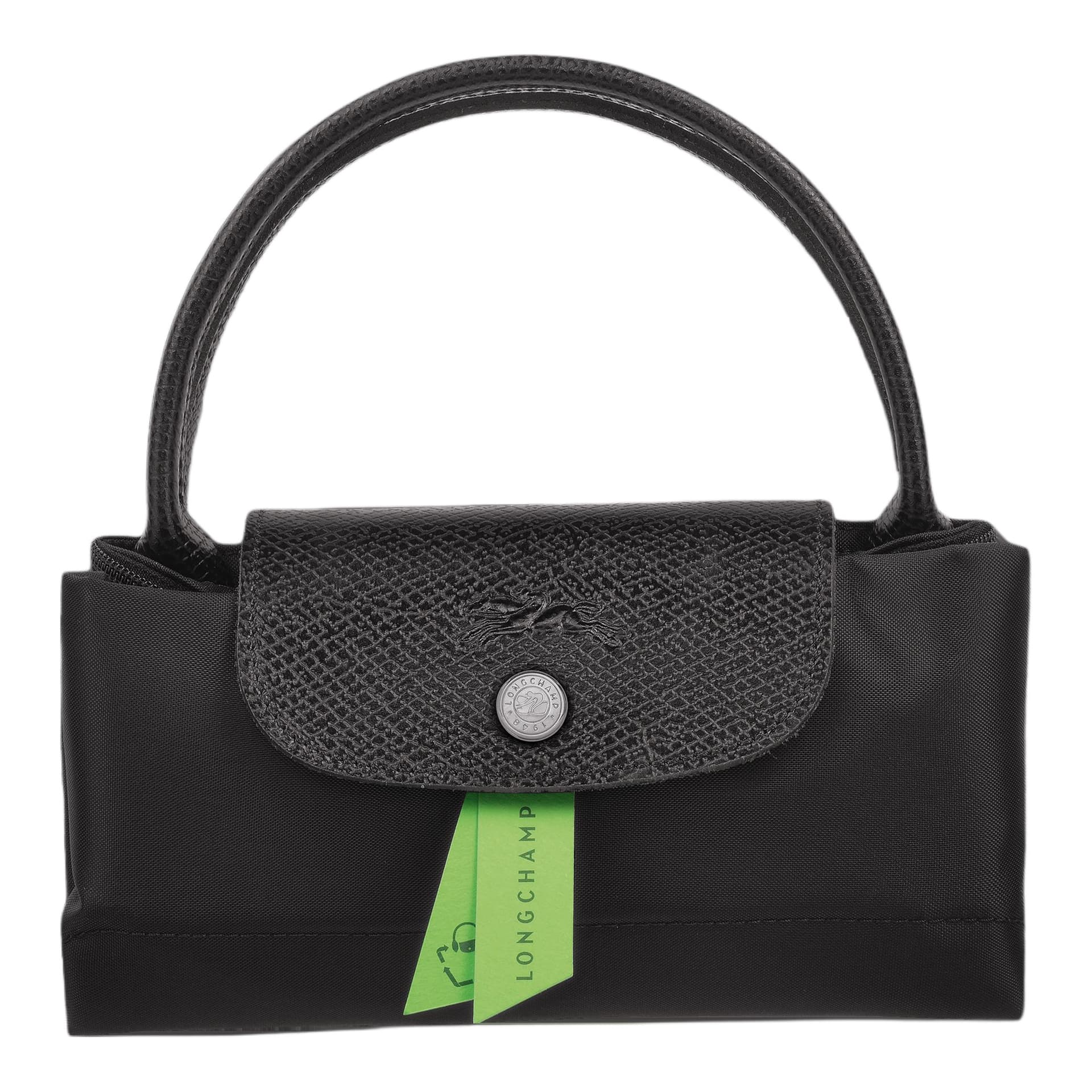 Сумка Longchamp Le Pliage Green 23 Black - изображение 6