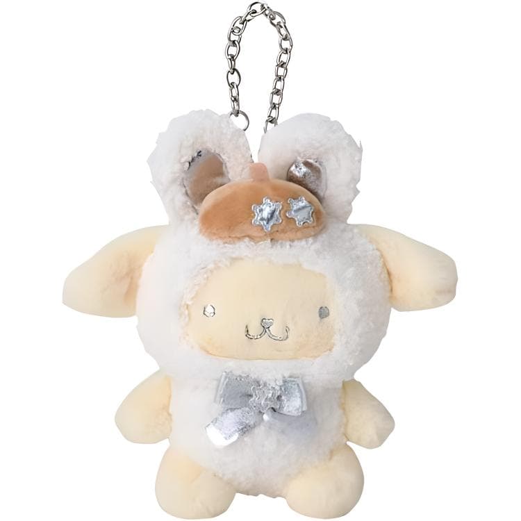 Санрио First Snow Bunny Collection Помпомурин Куклы Плюшевый Украшение 15 см Длина корпуса - изображение 1