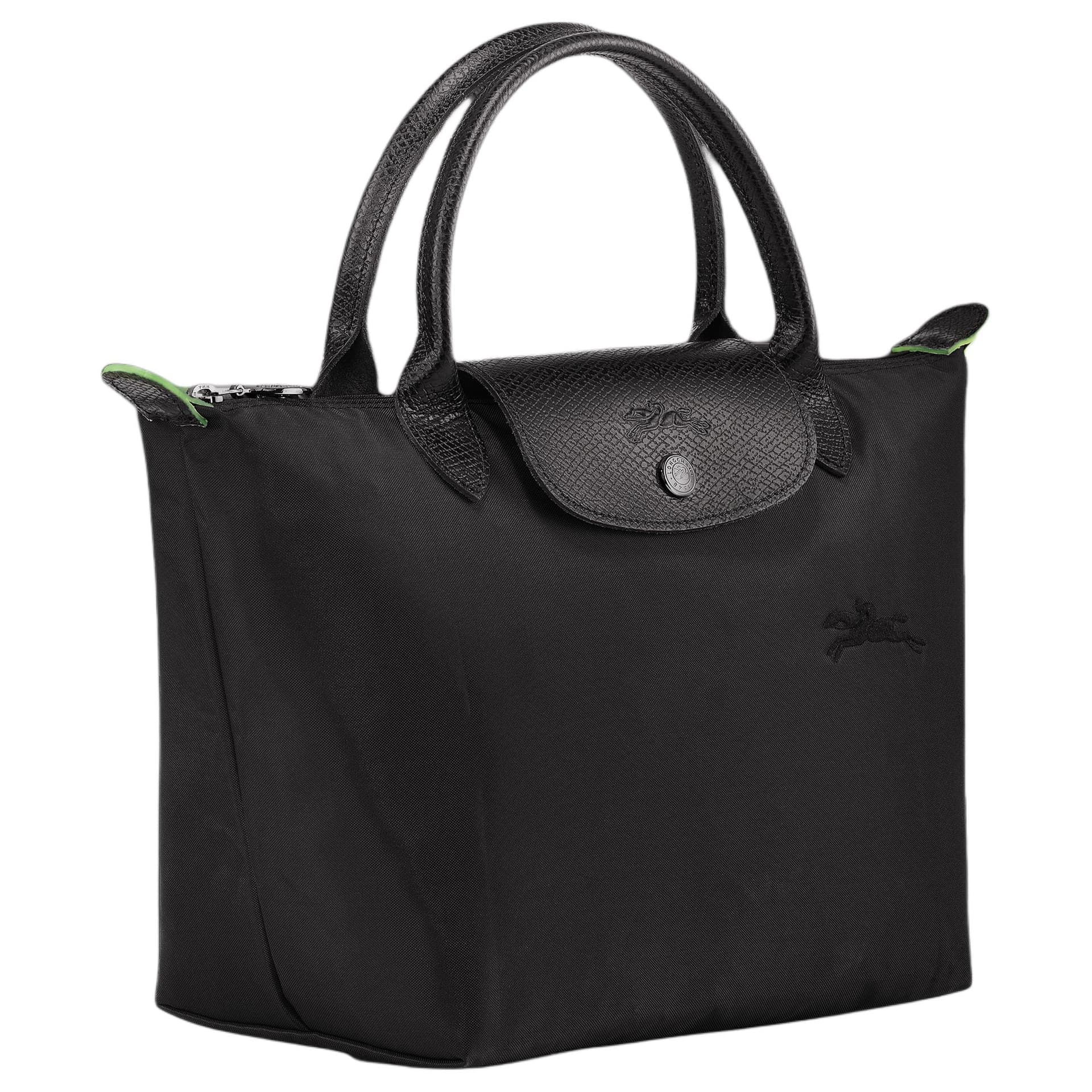 Сумка Longchamp Le Pliage Green 23 Black - изображение 2
