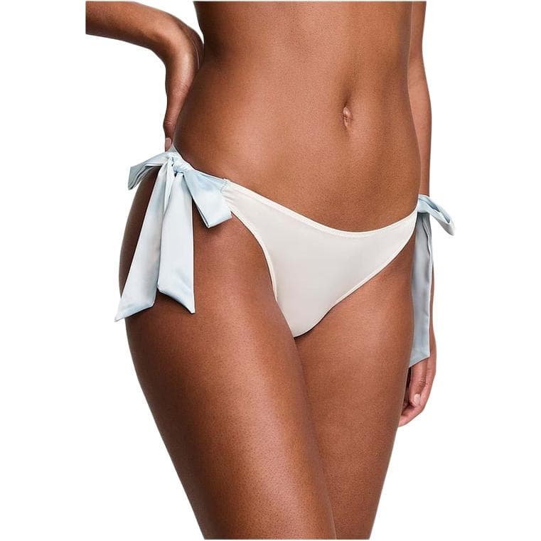 Трусы VICTORIA'S SECRET Трусики-бикини Женские 1 упаковка Кокосовый белый - изображение 2