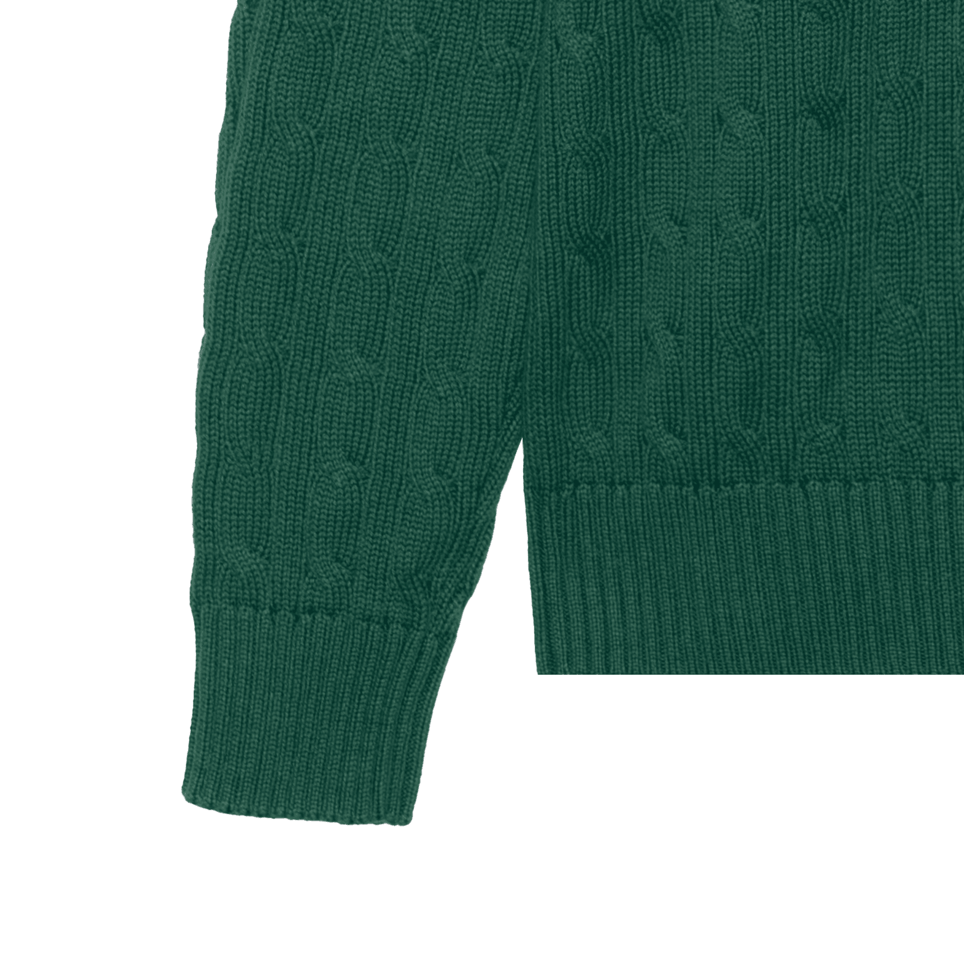 Polo Ralph Lauren FW24 Однотонный Логотип Вышивка Водолазка Длинный Sleeved Свитер Стандартный размер Зелёный Подростки - изображение 4