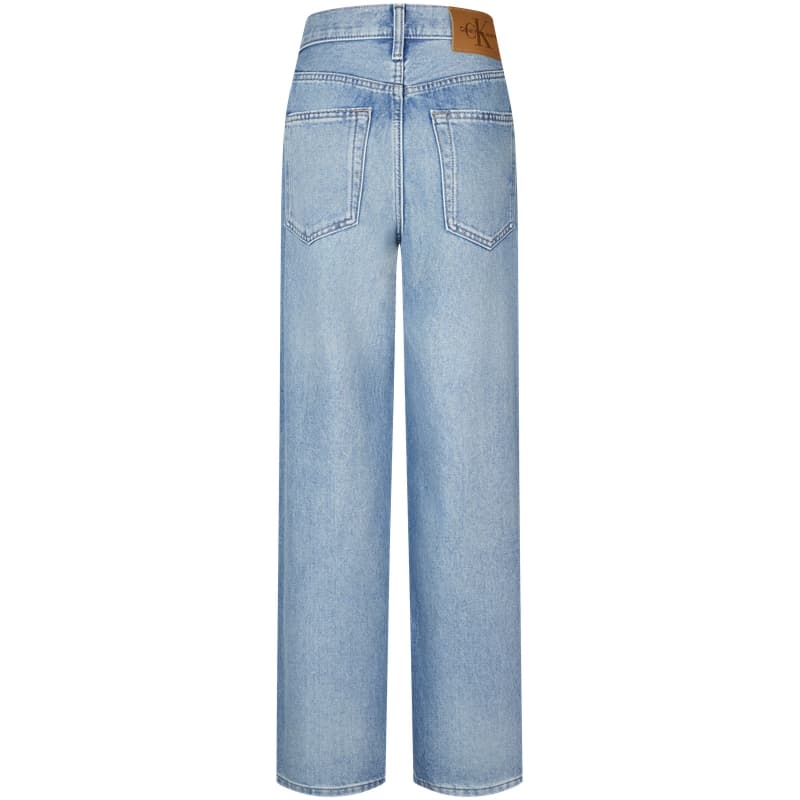 Джинсы Calvin Klein Wide Leg Version VYF Джинсы Светло-Синие Женские - изображение 2