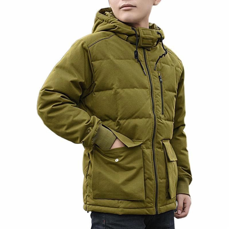Зимняя куртка Converse Down Hoodie Jacket Green - изображение 3