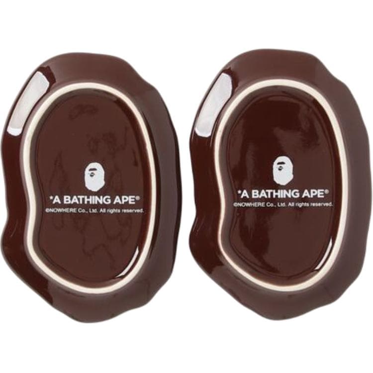 A BATHING APE Керамический сосуд M коричневый 14 см - изображение 2
