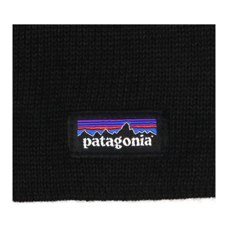 Шапка Patagonia Переработанный полиэстер Шапки-бини Унисекс Черный - изображение 4