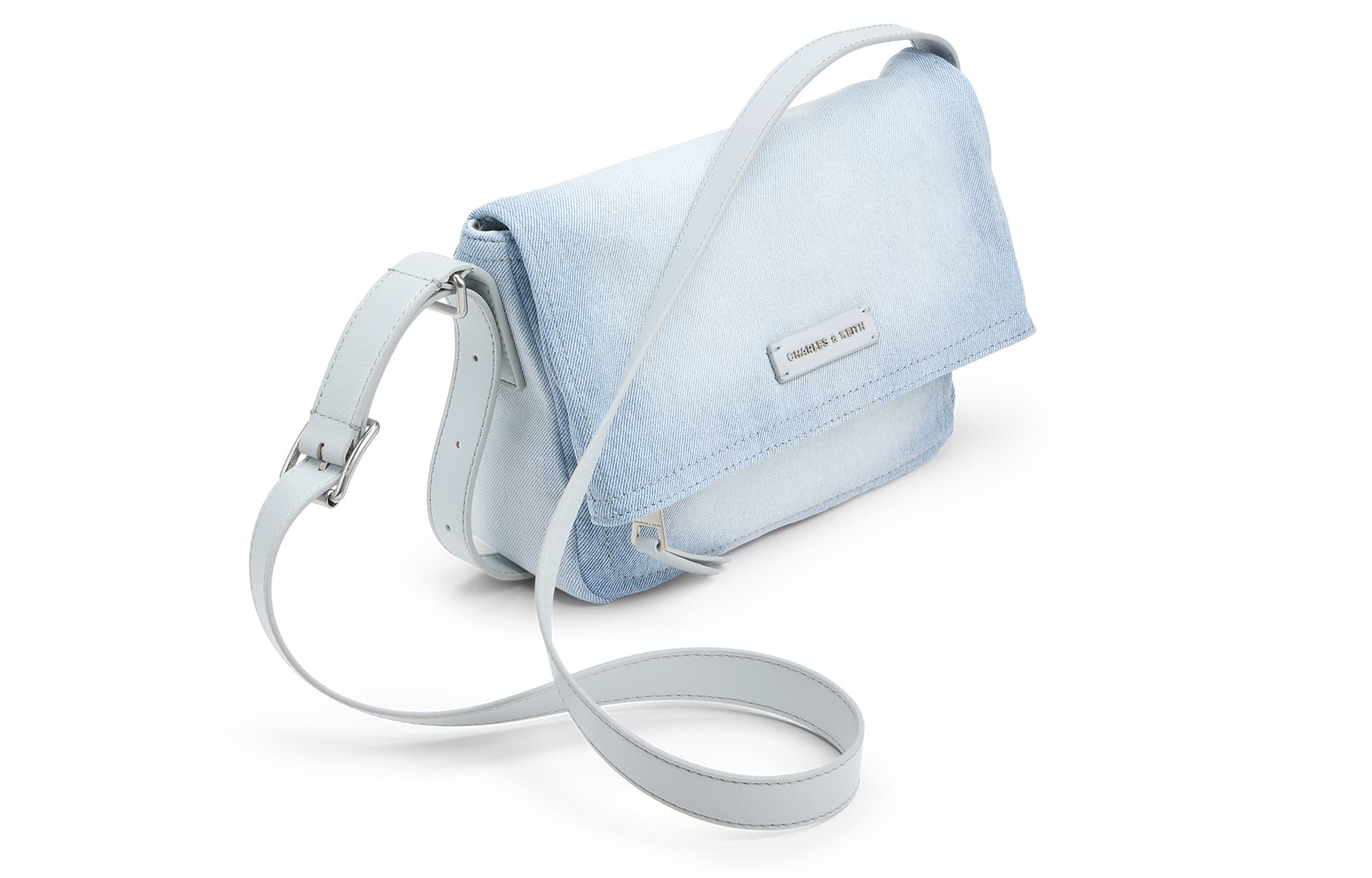 Сумка через плечо CHARLESKEITH ck PU Light Washed Denim - изображение 3