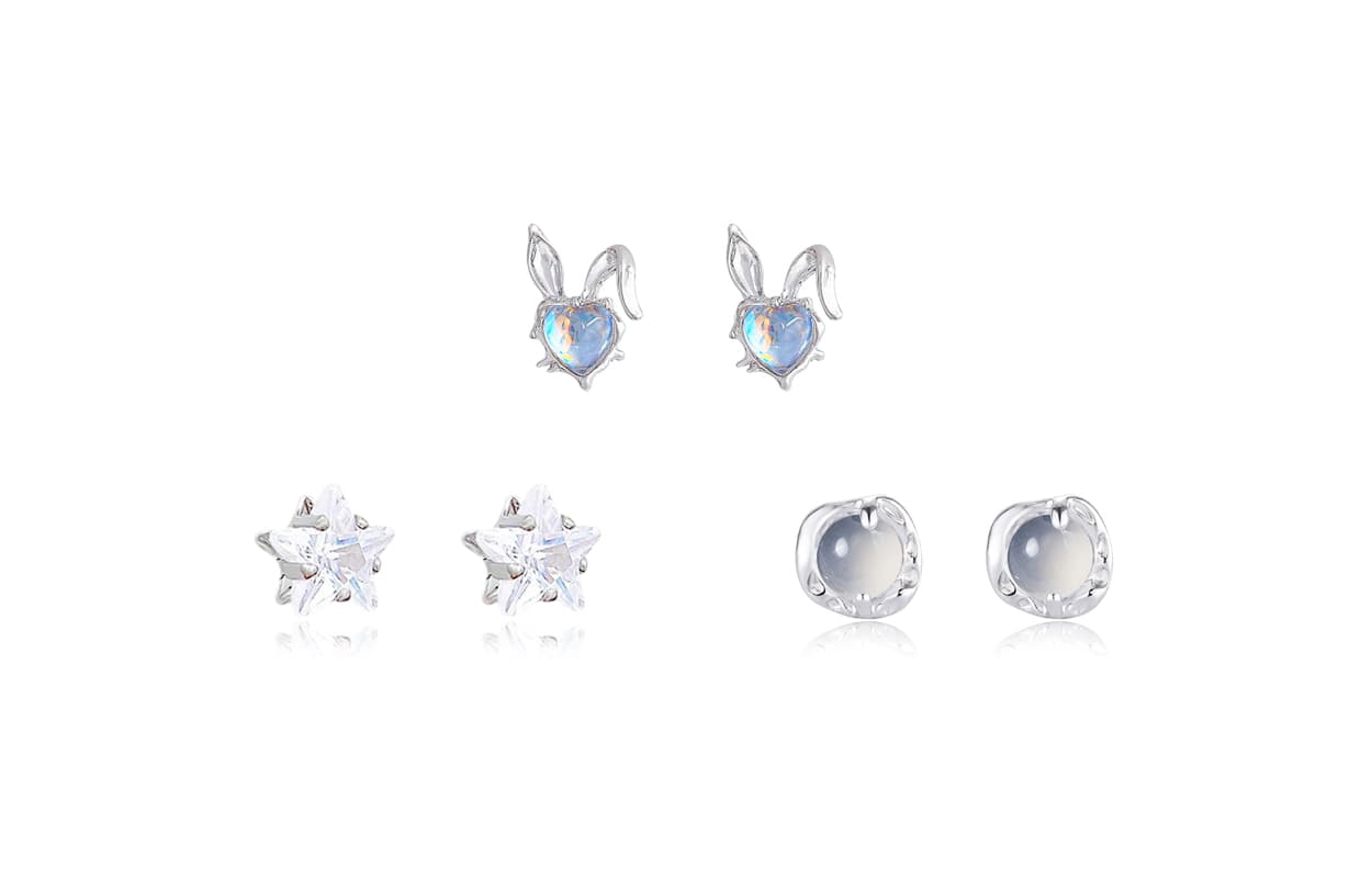Серьги Серьги Ringlove с цирконием для женщин - изображение 1