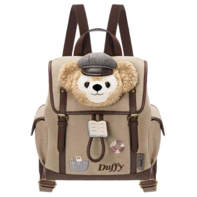 Рюкзак Disney Duffy и Friends Маленький Класс Ткань Рюкзак Стандартный (Standard) Женский Коричневый и Хаки - изображение 1