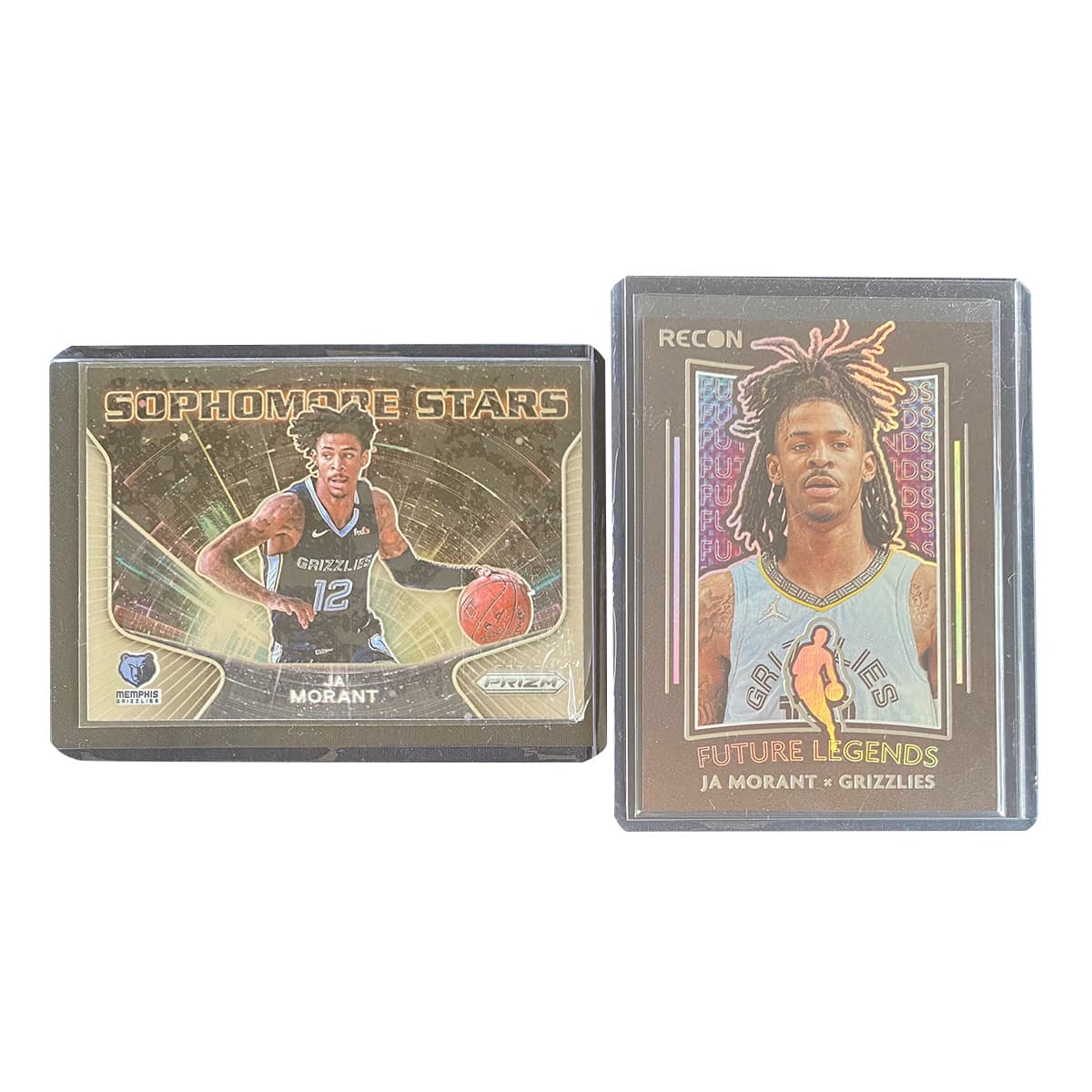 Коллекционные карточки PANINI 2021 22 PRIZM Grizzlies Ja Морант Teka BIG MAN PHOTO Спортивные карты 2 шт - изображение 1