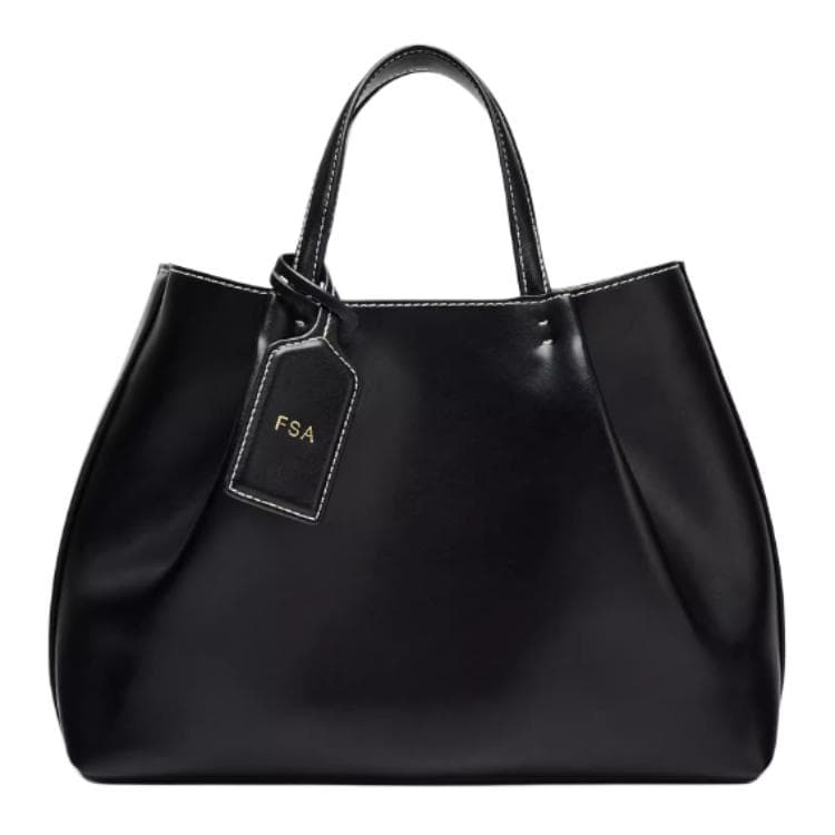 Сумка ZARA Полиуретан Сумка Средняя Женская Коричневая Черная - изображение 5
