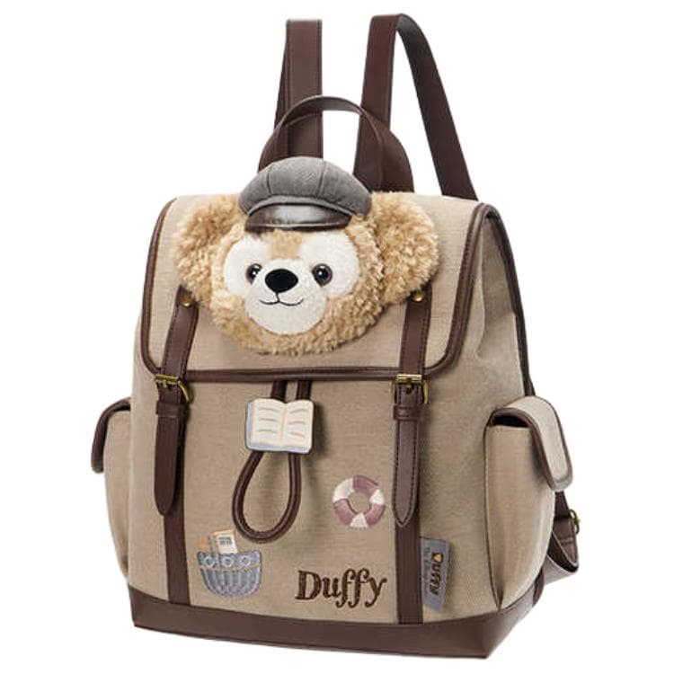 Рюкзак Disney Duffy и Friends Маленький Класс Ткань Рюкзак Стандартный (Standard) Женский Коричневый и Хаки - изображение 2