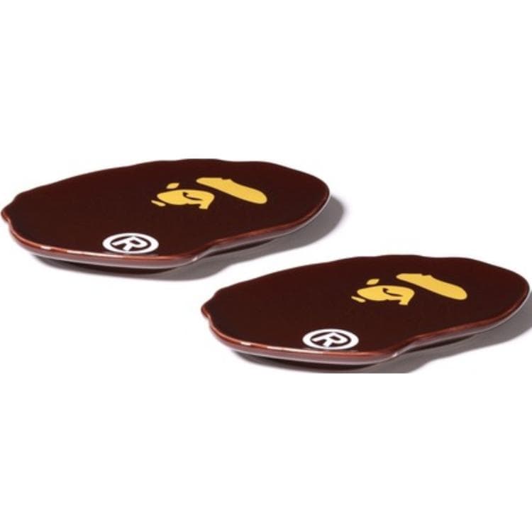 A BATHING APE Керамический сосуд M коричневый 14 см - изображение 3