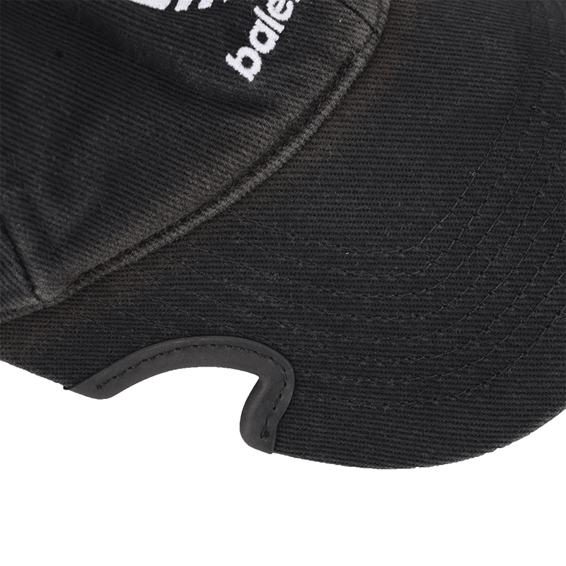 Кепка Balenciaga Logo Cap Black - изображение 5