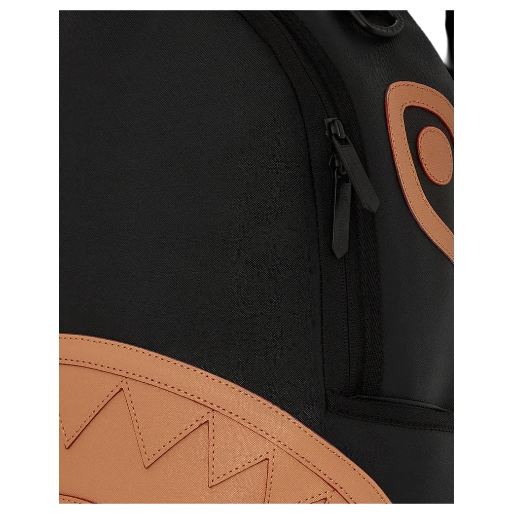Рюкзак SPRAYGROUND Поливинилхлорид Рюкзак Стандартный (Стандартный) Мужской Черный и Бежевый - изображение 4