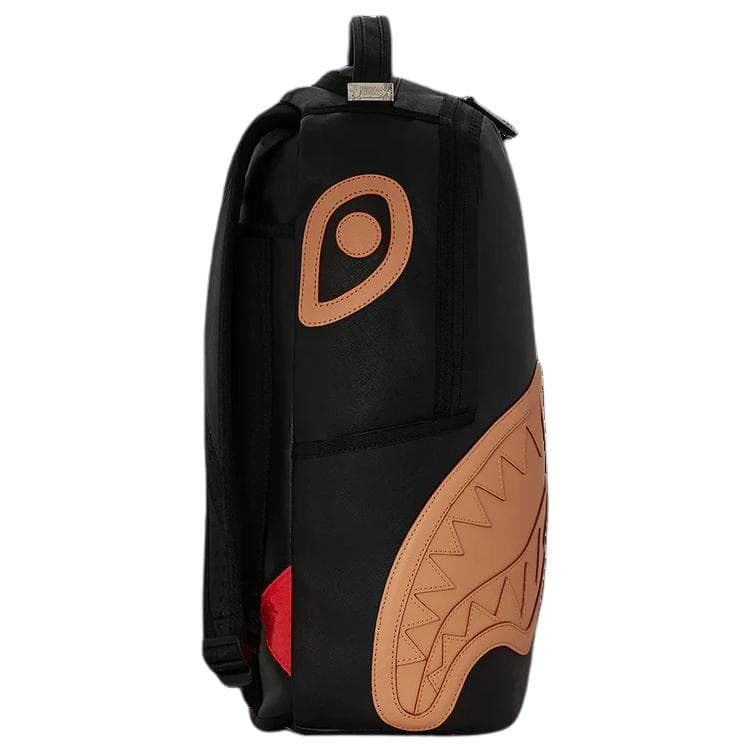 Рюкзак SPRAYGROUND Поливинилхлорид Рюкзак Стандартный (Стандартный) Мужской Черный и Бежевый - изображение 3