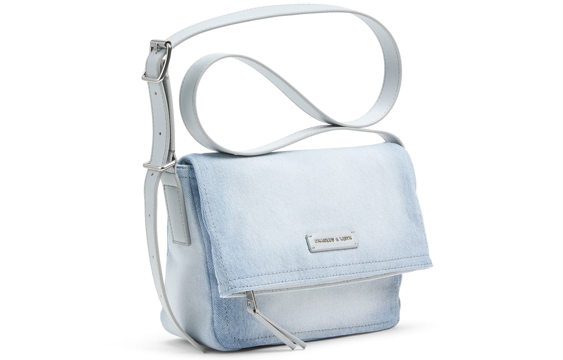 Сумка через плечо CHARLESKEITH ck PU Light Washed Denim - изображение 2