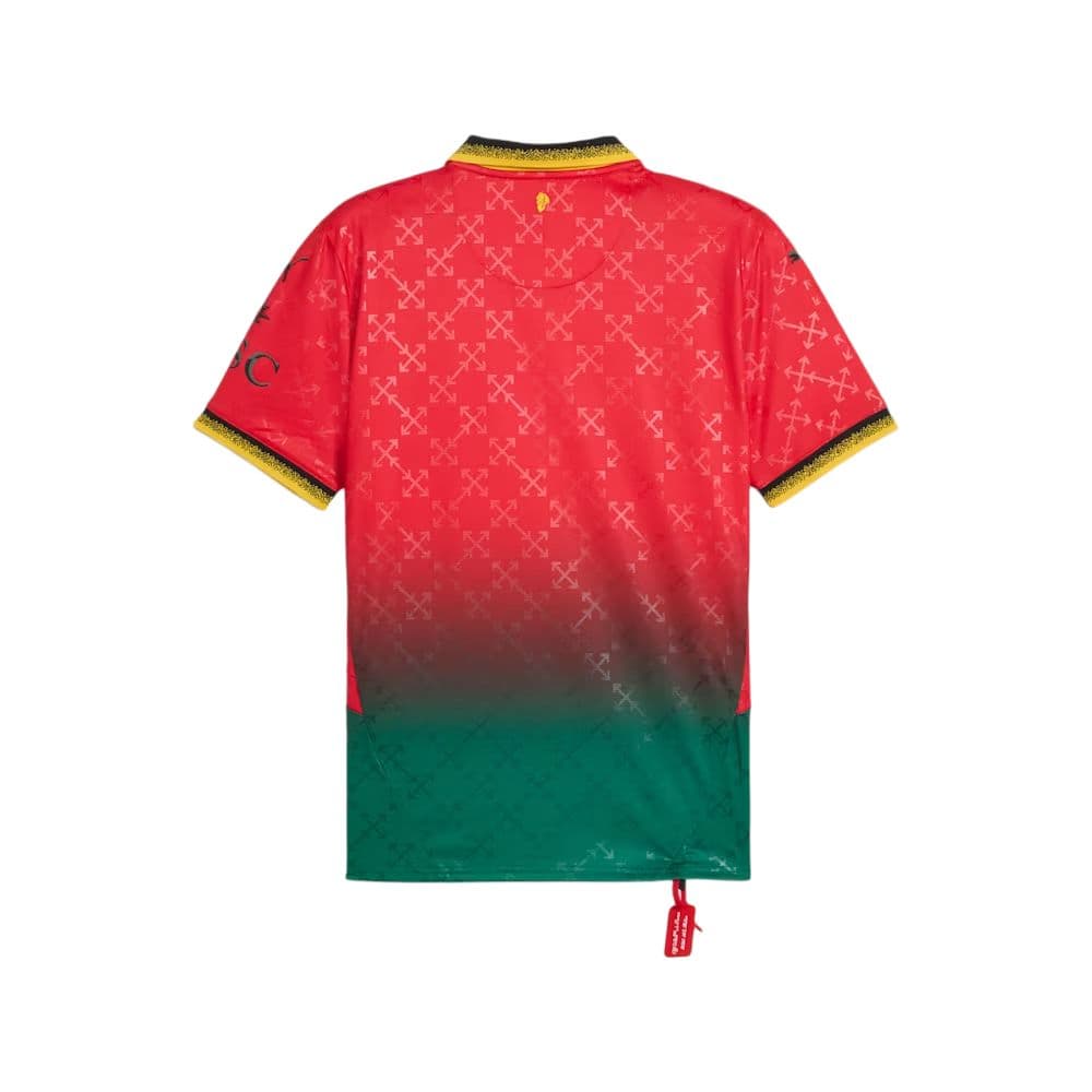 PUMA X AC MILAN X OFF WHITE™ AC Milan SS25 Футбол Джерси Фанатская версия Мужская Вечный Красный Черный - изображение 2
