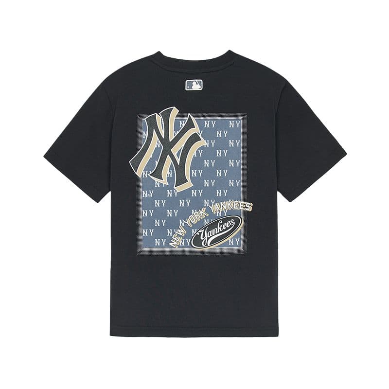 Футболка mlb Classic Monogram New York Yankees Футболка SS25 Черный Детский - изображение 1