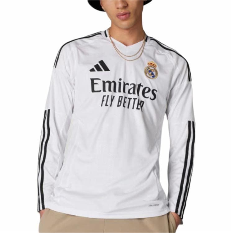 adidas Real Madrid 24/25 Long Sleeve Home Jersey - изображение 3