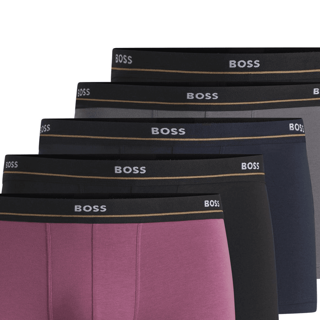 Трусы HUGO BOSS Мужское нижнее белье 5 пар - изображение 2