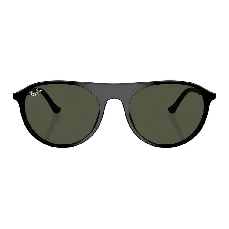 Солнцезащитные очки RayBan Пластиковая оправа Квадратные Солнцезащитные очки Унисекс Черные - изображение 2